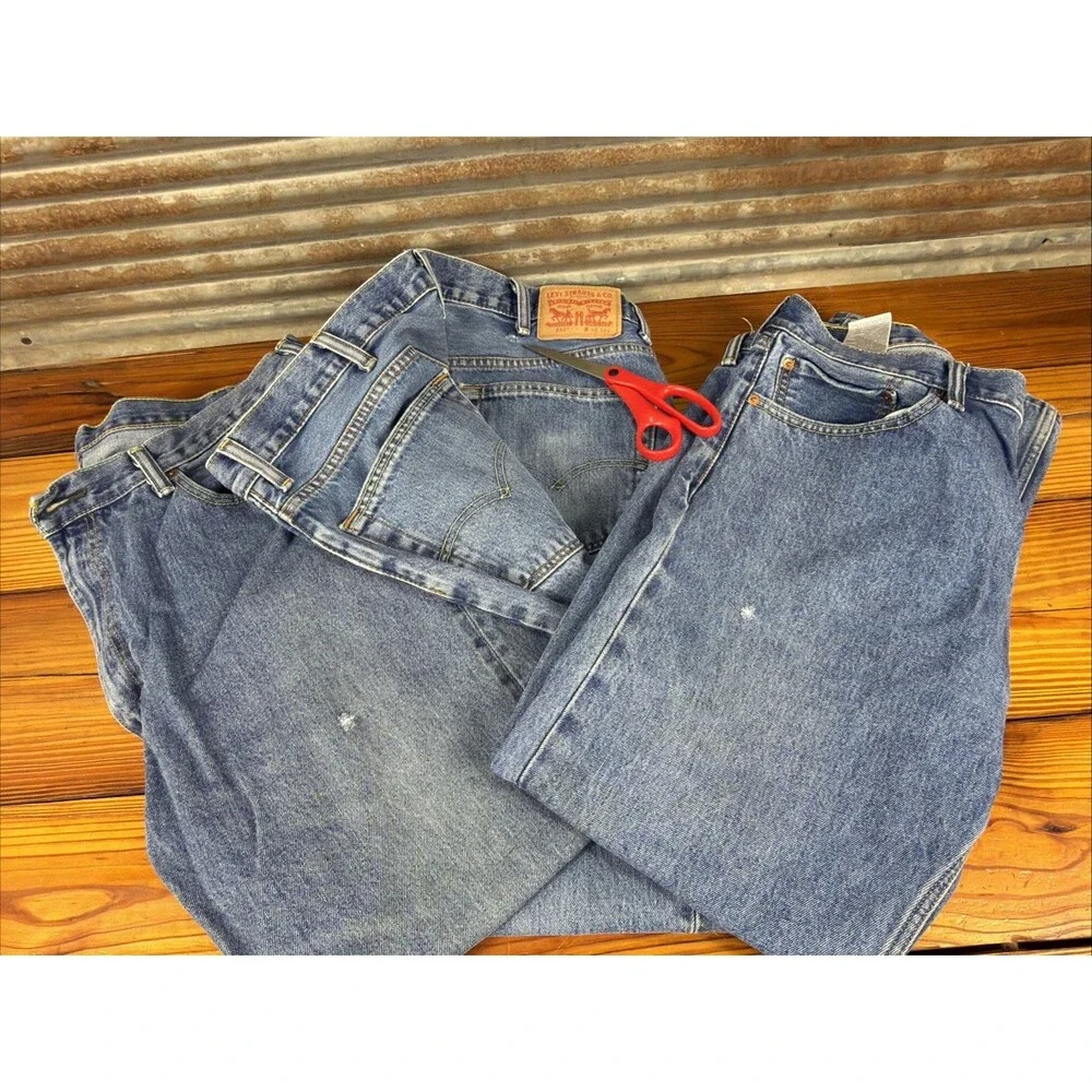 Lot of 3 Levi's 505 Jeans Blue Men's Size 40x30